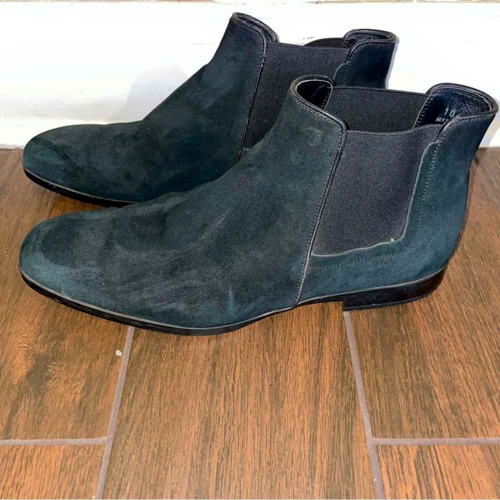 TOD’S Black Suede Chukka Slip On Boots Size 10